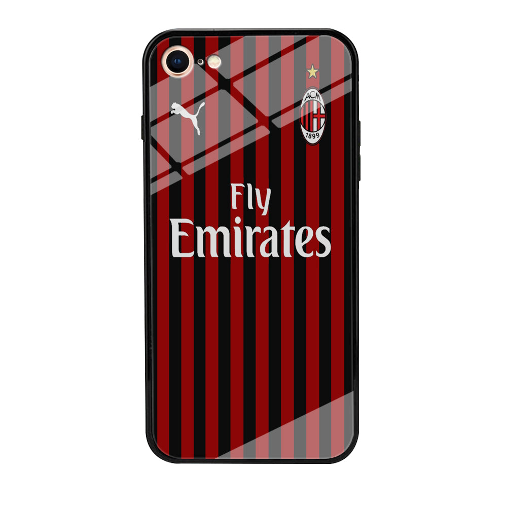 Serie A AC Milan Jersey iPhone 8 Case