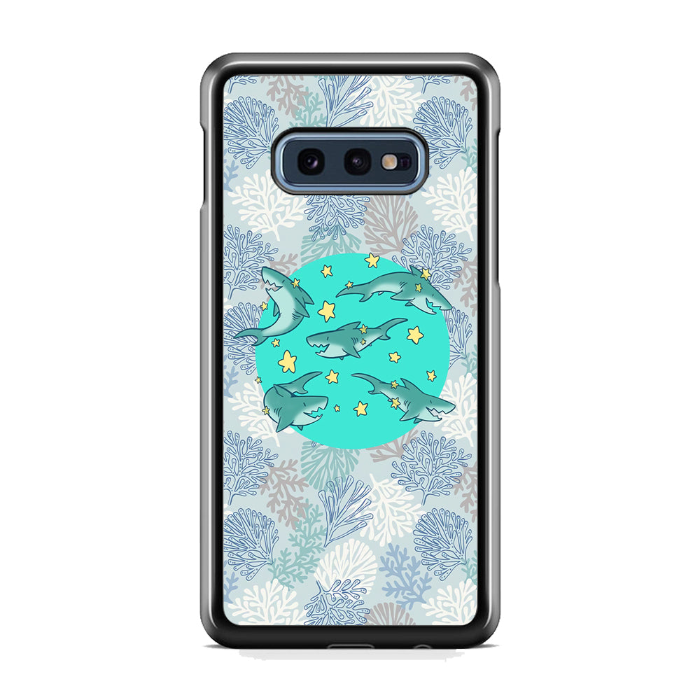 Shark Spin in The Sea Samsung Galaxy S10E Case