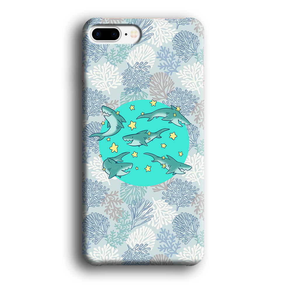 Shark Spin in The Sea iPhone 7 Plus Case