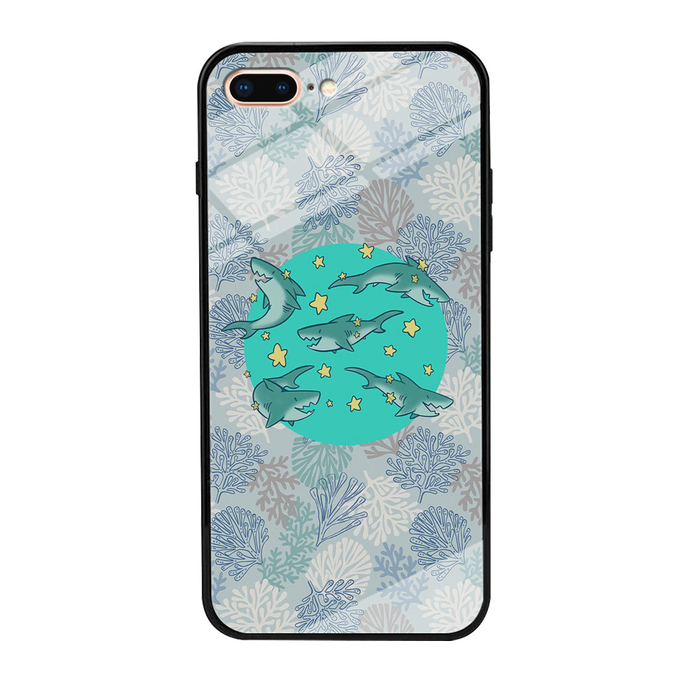 Shark Spin in The Sea iPhone 7 Plus Case