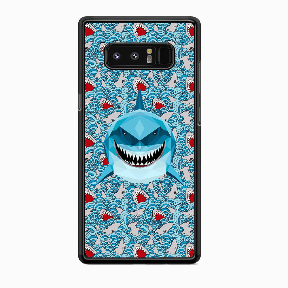 Shark, The Predator's Smile Samsung Galaxy Note 8 Case