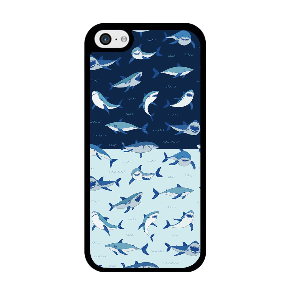 Sharks on The Layer of Ocean iPhone 5 | 5s Case - Carneyforia