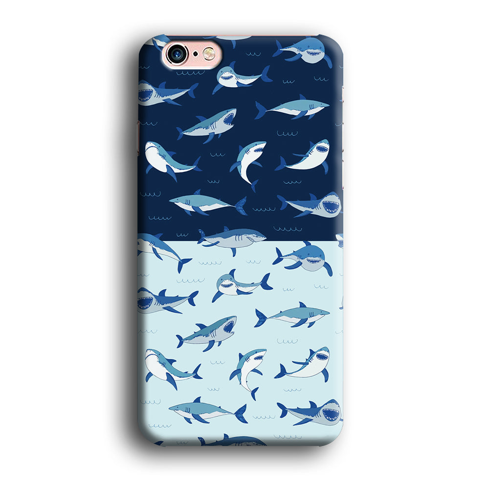 Sharks on The Layer of Ocean iPhone 6 Plus | 6s Plus Case