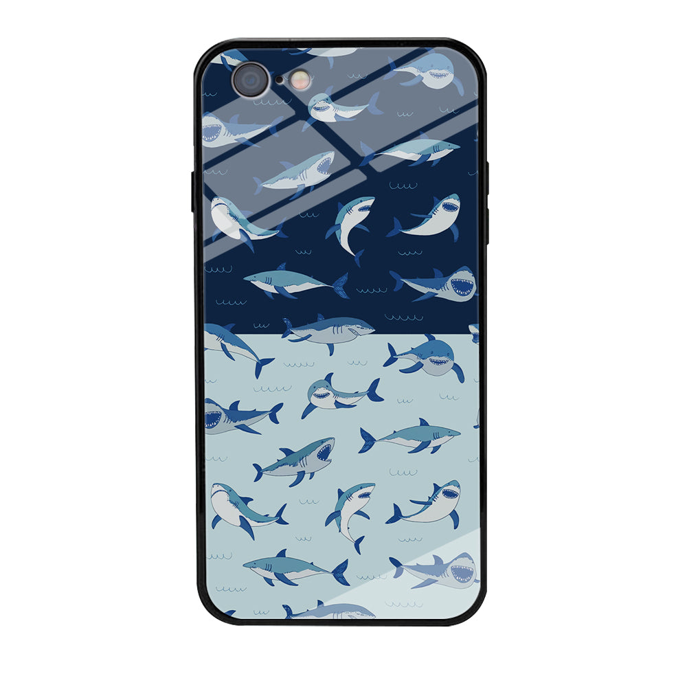 Sharks on The Layer of Ocean iPhone 6 Plus | 6s Plus Case