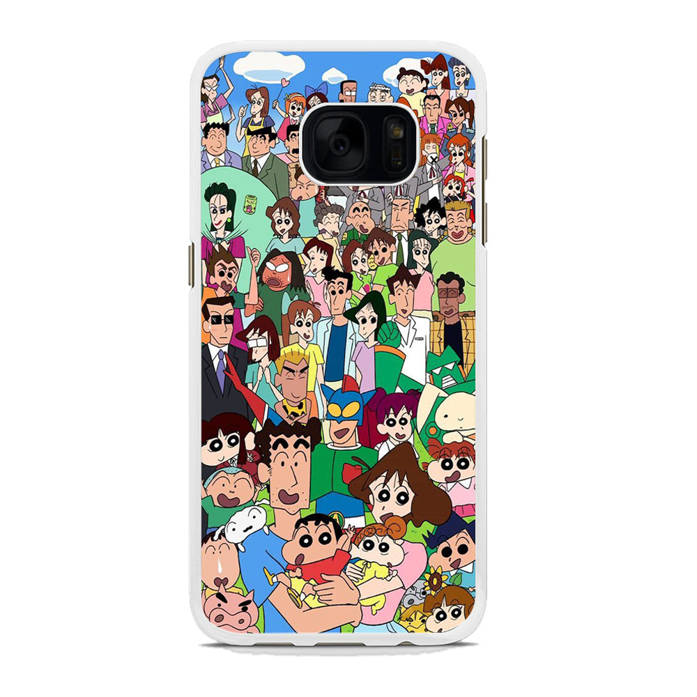 Shinchan All Character Samsung Galaxy S7 Edge Case