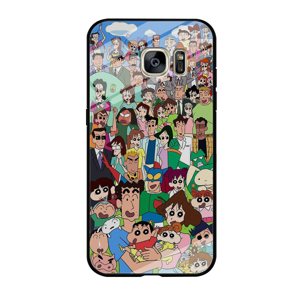 Shinchan All Character Samsung Galaxy S7 Edge Case
