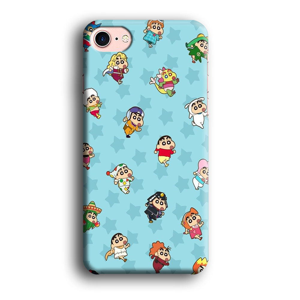 Shinchan Sticker Emoji iPhone 8 Case