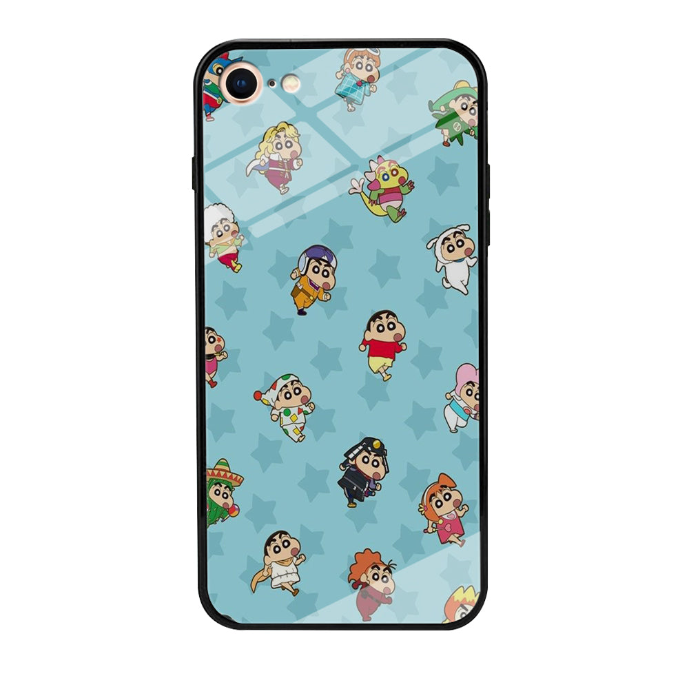 Shinchan Sticker Emoji iPhone 8 Case