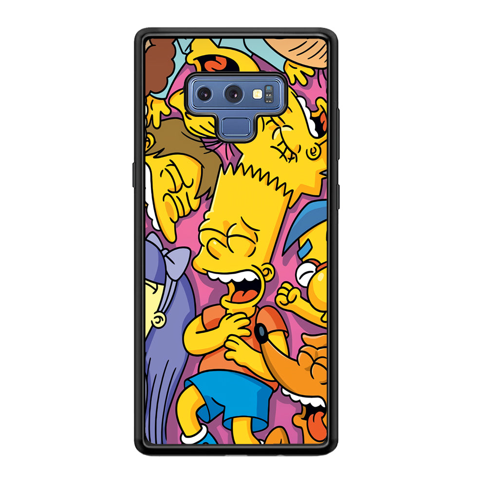 Simpson Bust Up Bart Samsung Galaxy Note 9 Case