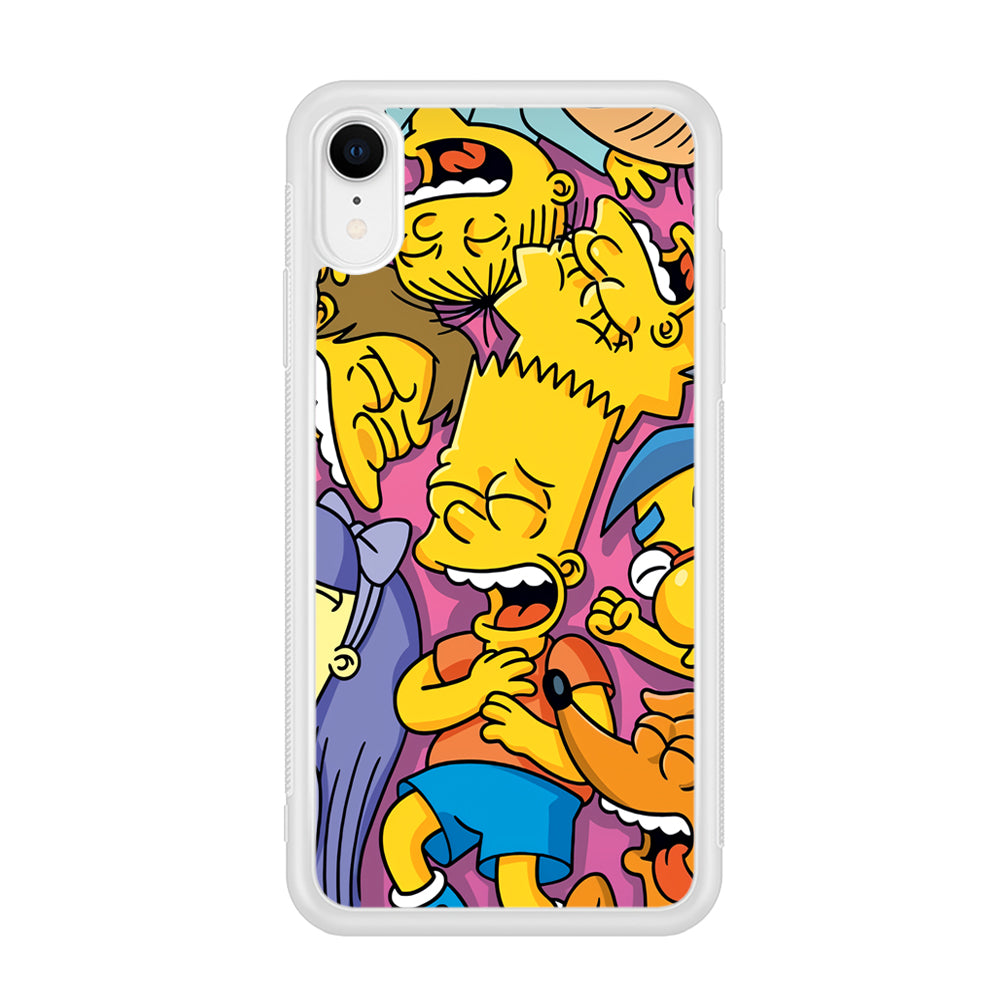 Simpson Bust Up Bart iPhone XR Case
