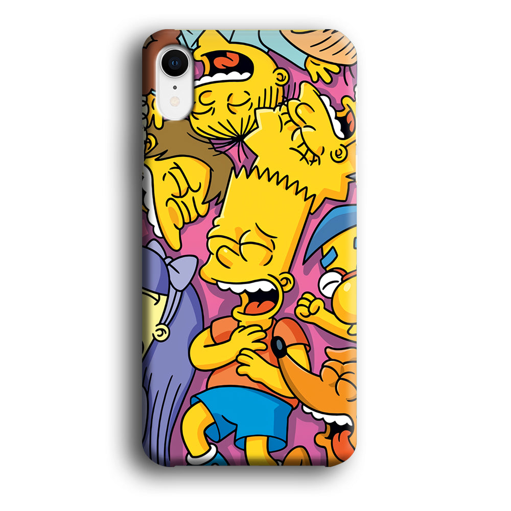 Simpson Bust Up Bart iPhone XR Case