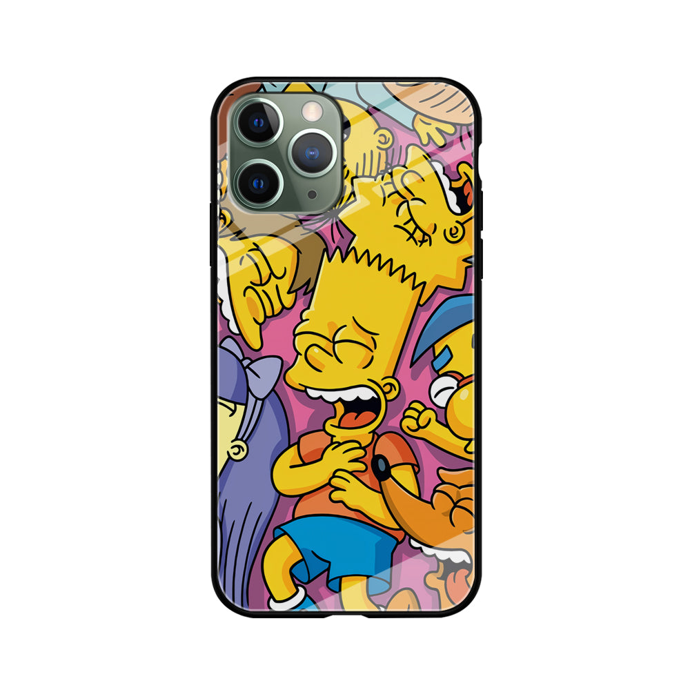 Simpson Bust Up Bart iPhone 11 Pro Max Case