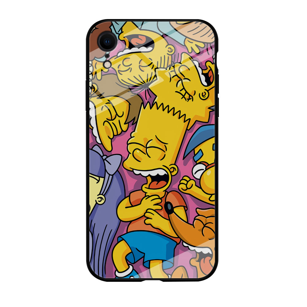 Simpson Bust Up Bart iPhone XR Case