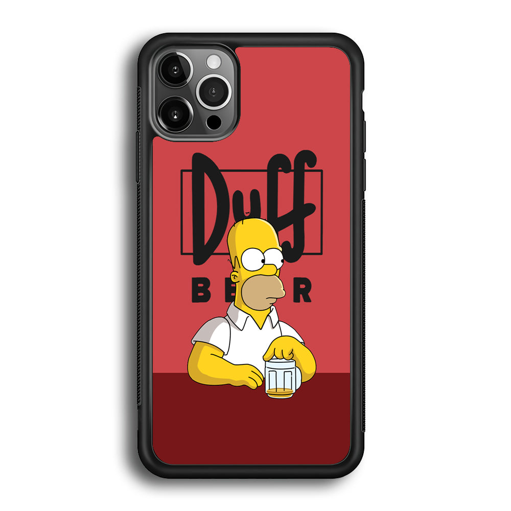 Simpson Duff Beer iPhone 12 Pro Case