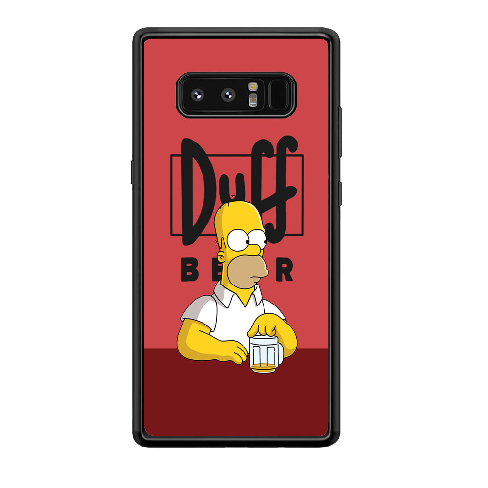 Simpson Duff Beer Samsung Galaxy Note 8 Case