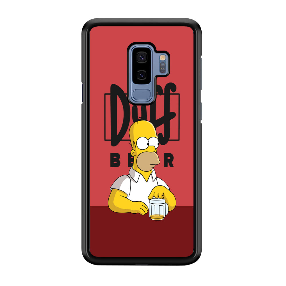 Simpson Duff Beer Samsung Galaxy S9 Plus Case