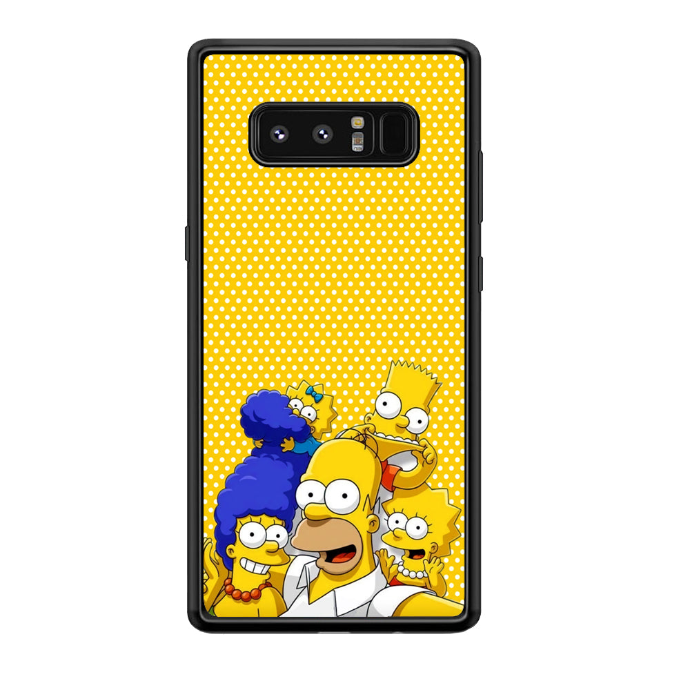 Simpson Happiness Selfie Samsung Galaxy Note 8 Case