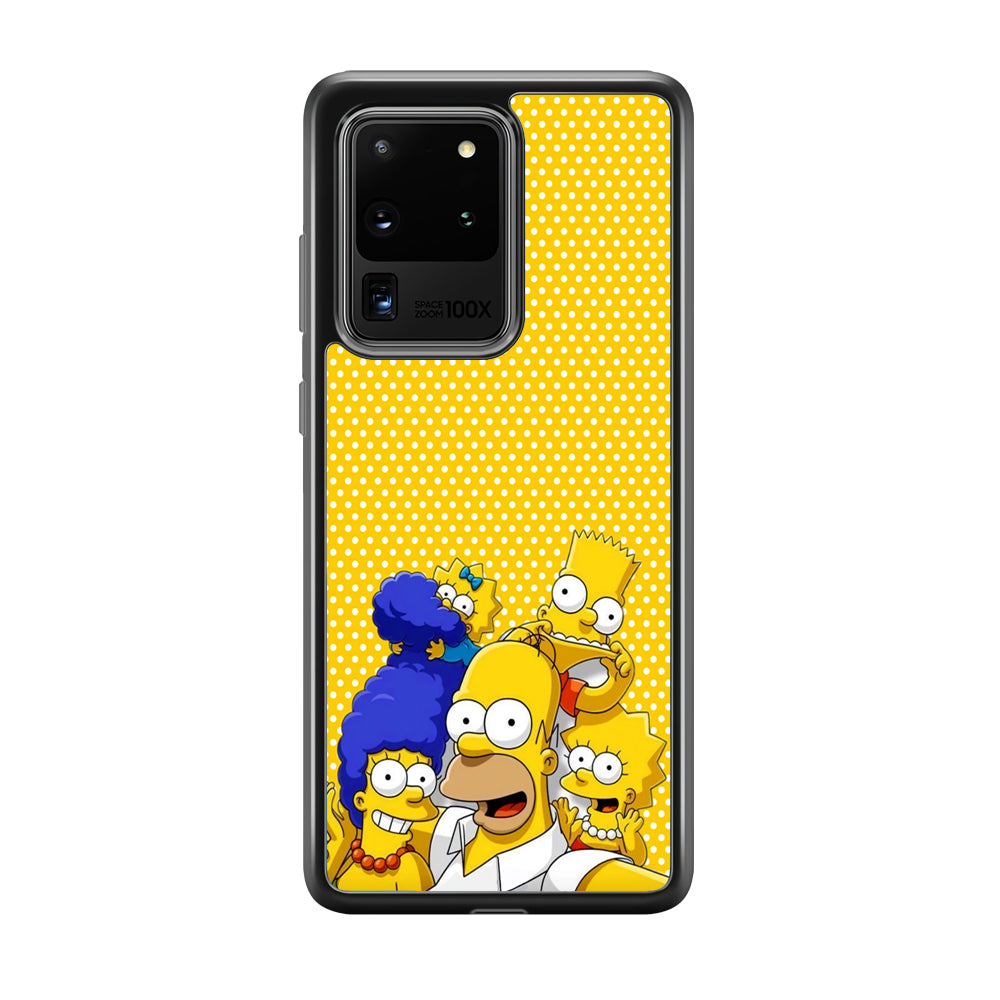 Simpson Happiness Selfie Samsung Galaxy S20 Ultra Case