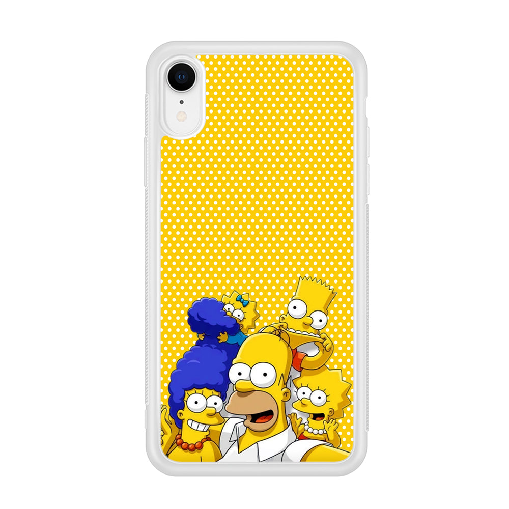 Simpson Happiness Selfie iPhone XR Case