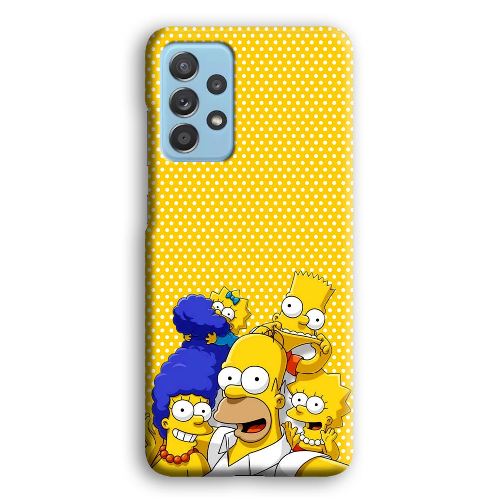 Simpson Happiness Selfie Samsung Galaxy A52 Case