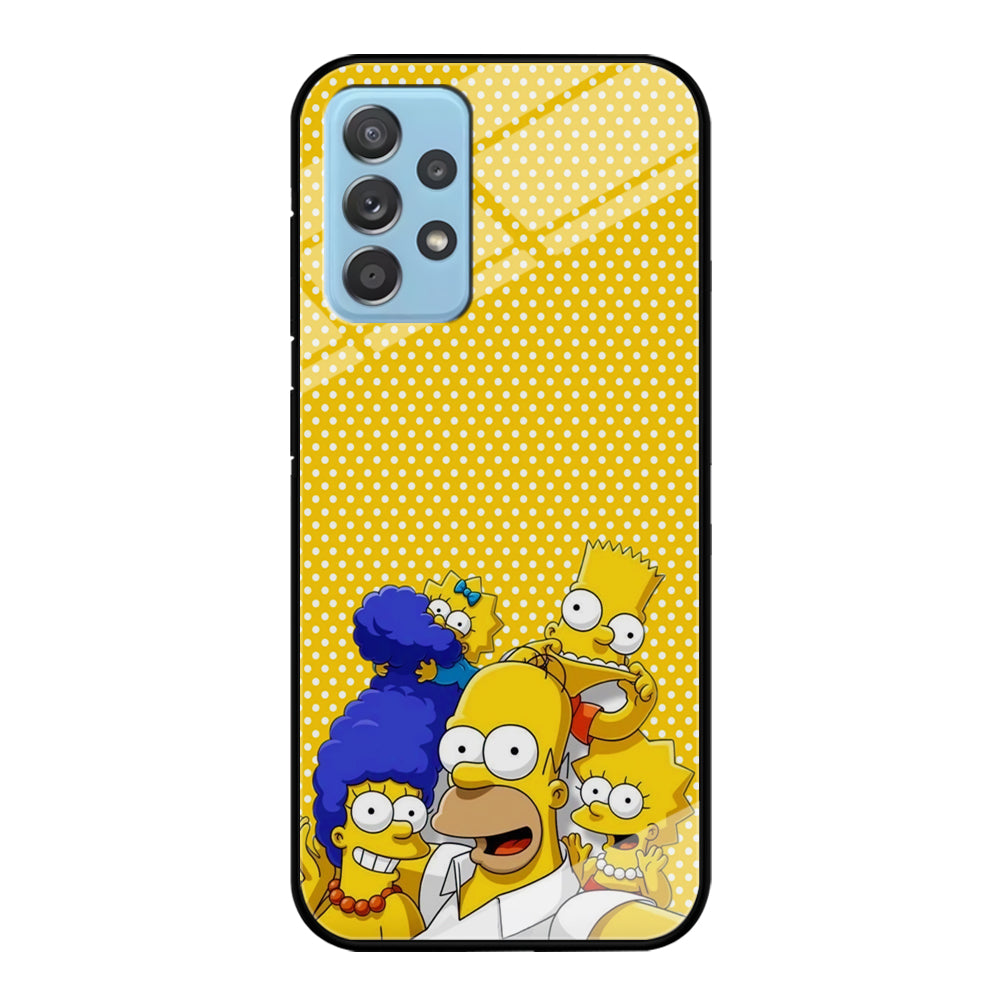 Simpson Happiness Selfie Samsung Galaxy A52 Case
