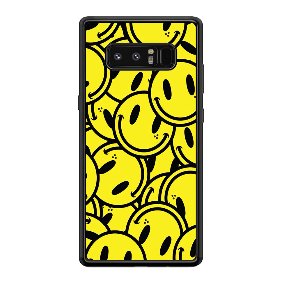 Smile Emoji Yellow Samsung Galaxy Note 8 Case