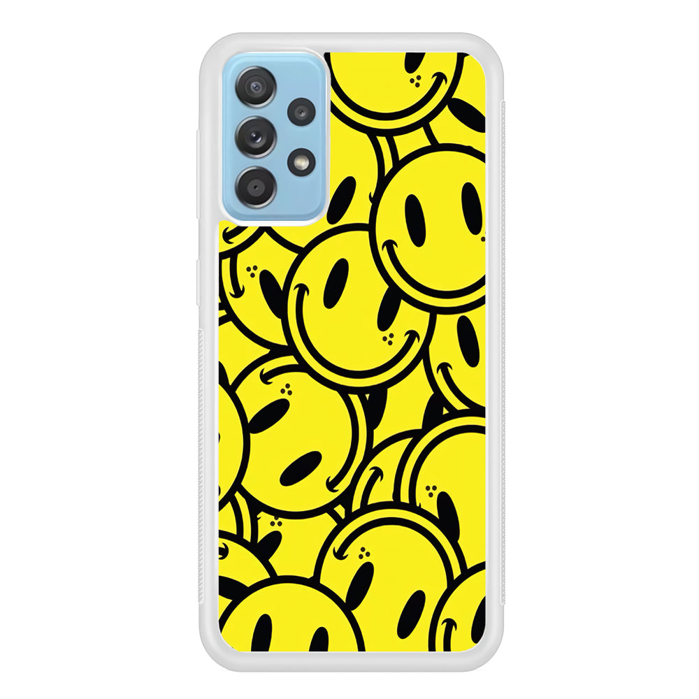 Smile Emoji Yellow Samsung Galaxy A52 Case