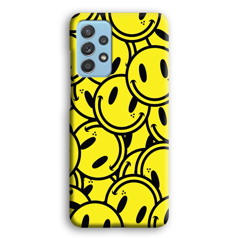 Smile Emoji Yellow Samsung Galaxy A52 Case