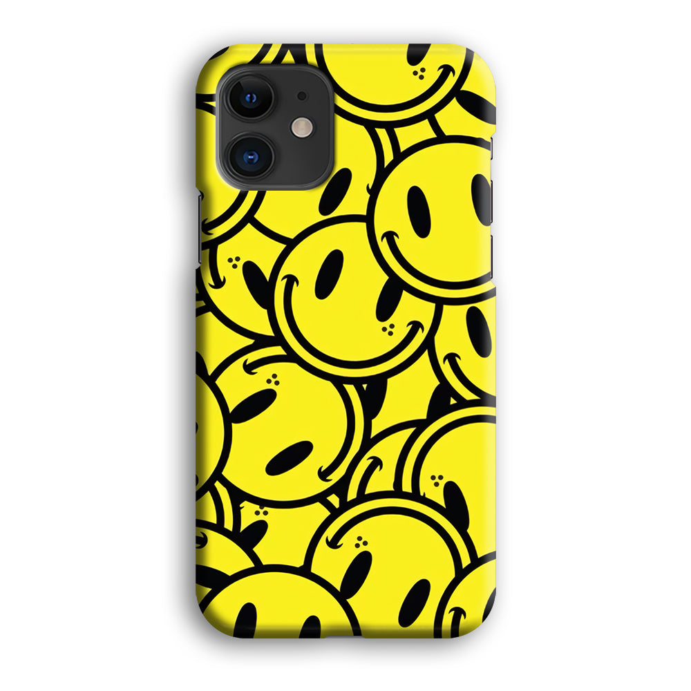Smile Emoji Yellow iPhone 12 Case