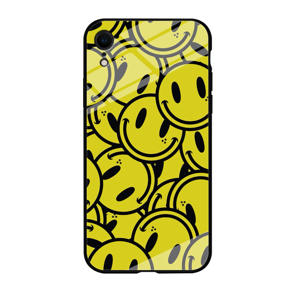 Smile Emoji Yellow iPhone XR Case