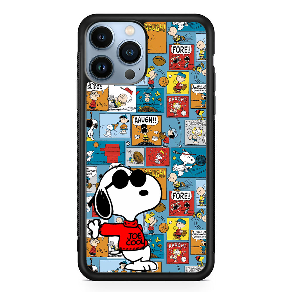 Snoopy Colorful Page iPhone 13 Pro Max Case