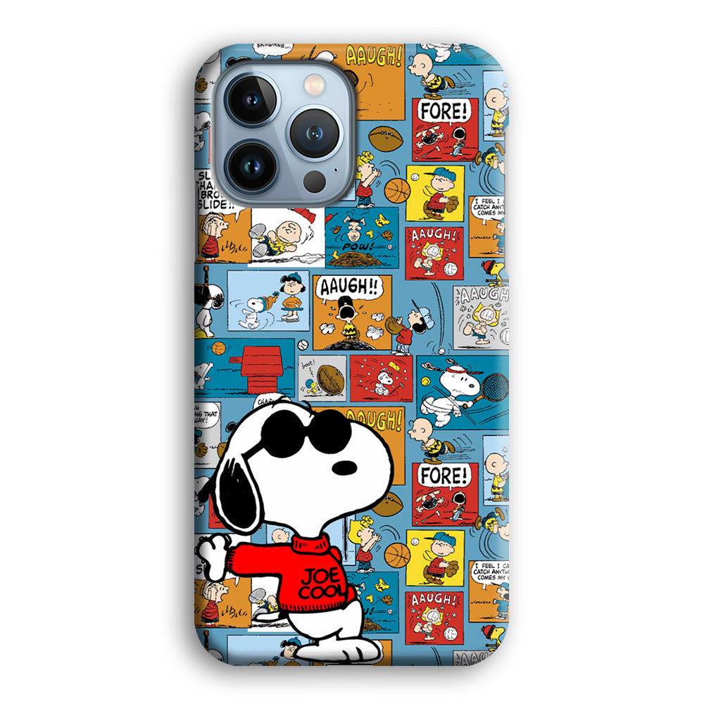 Snoopy Colorful Page iPhone 13 Pro Max Case