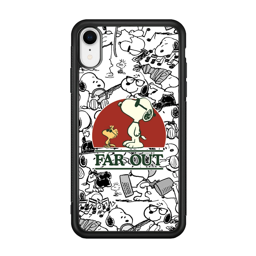 Snoopy Far Out Gaze iPhone XR Case