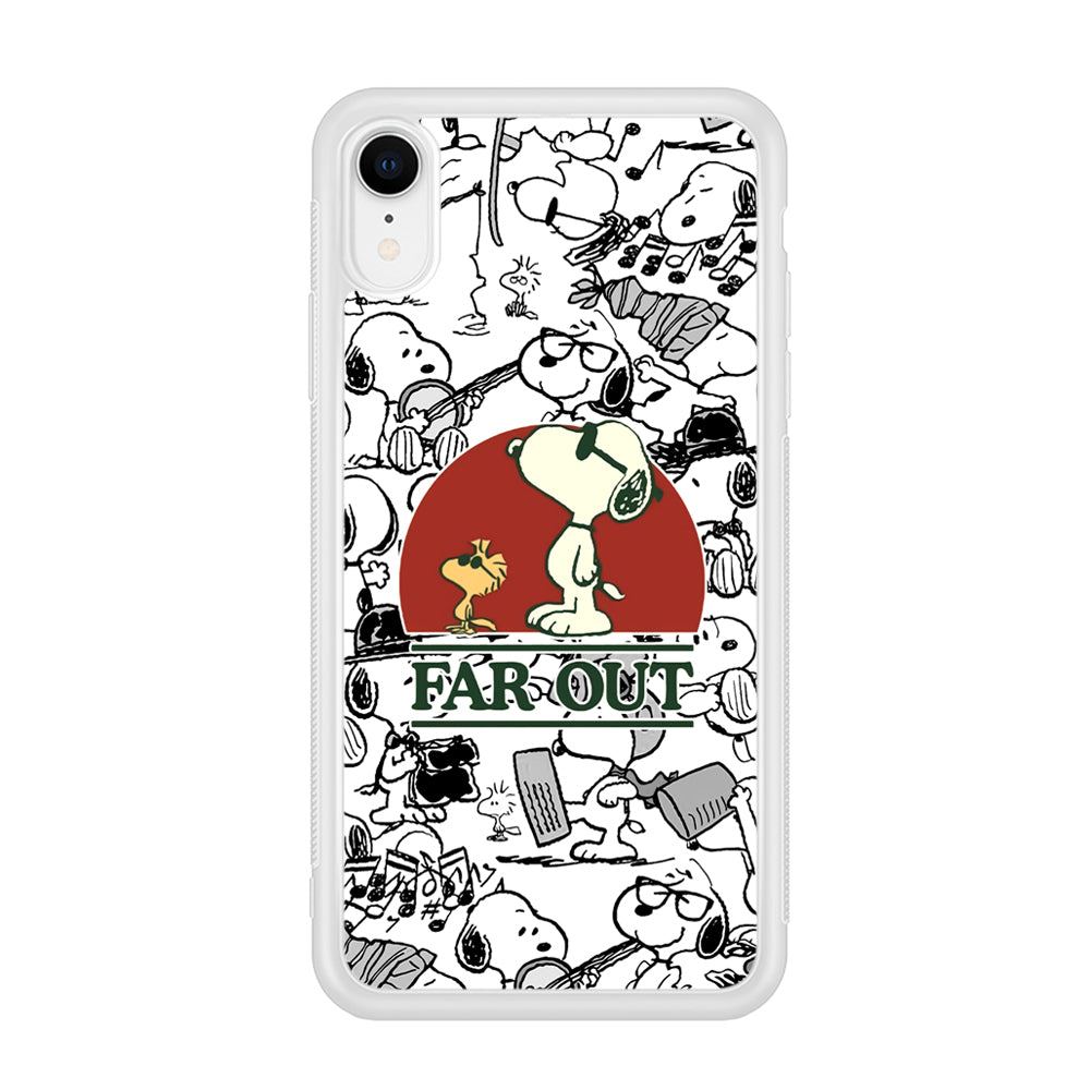 Snoopy Far Out Gaze iPhone XR Case