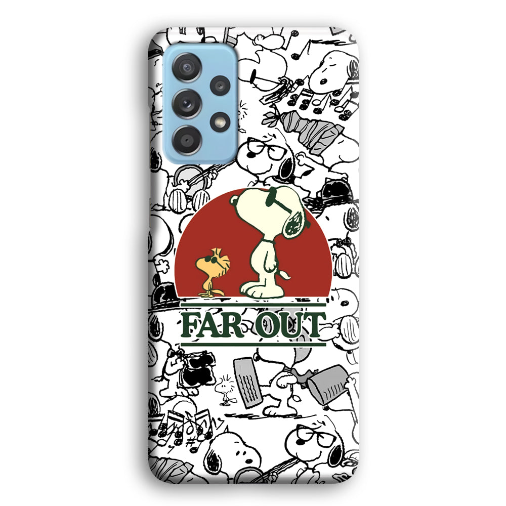 Snoopy Far Out Gaze Samsung Galaxy A52 Case