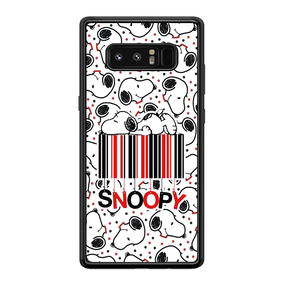 Snoopy Lazy Boy Samsung Galaxy Note 8 Case