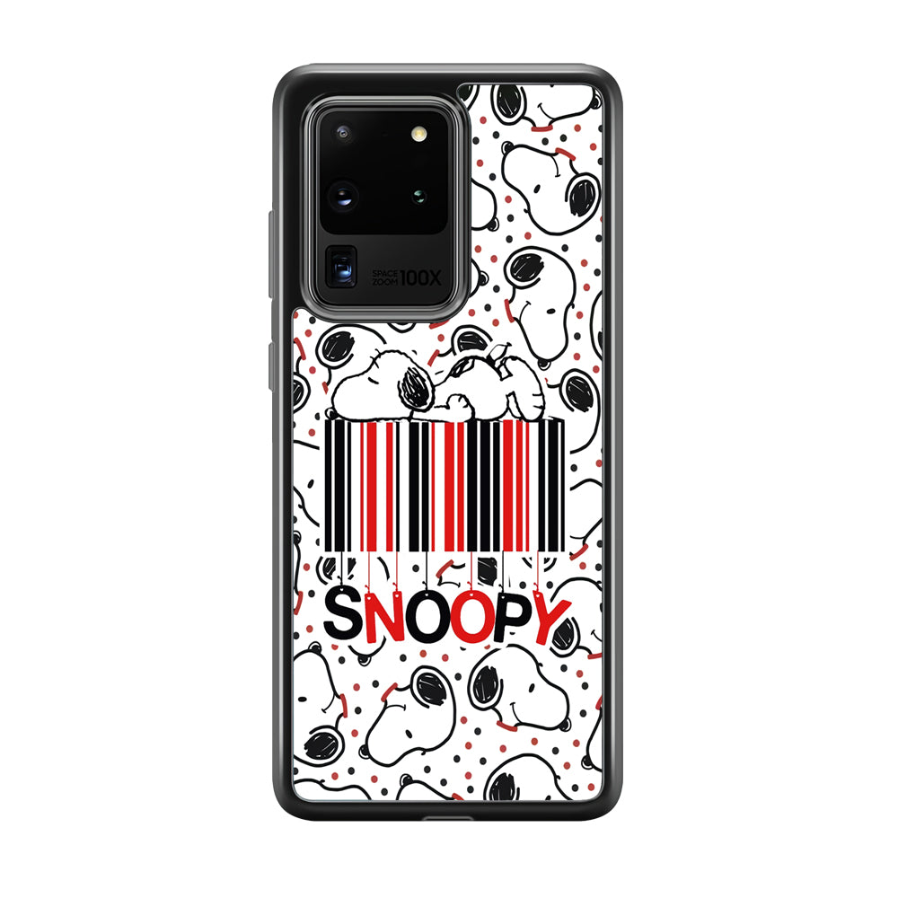 Snoopy Lazy Boy Samsung Galaxy S20 Ultra Case