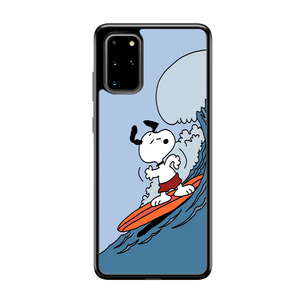 Snoopy Surfing Mode Samsung Galaxy S20 Plus Case