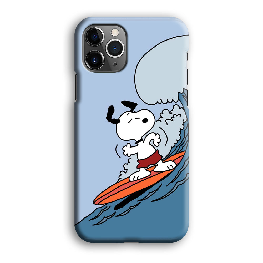 Snoopy Surfing Mode iPhone 12 Pro Case