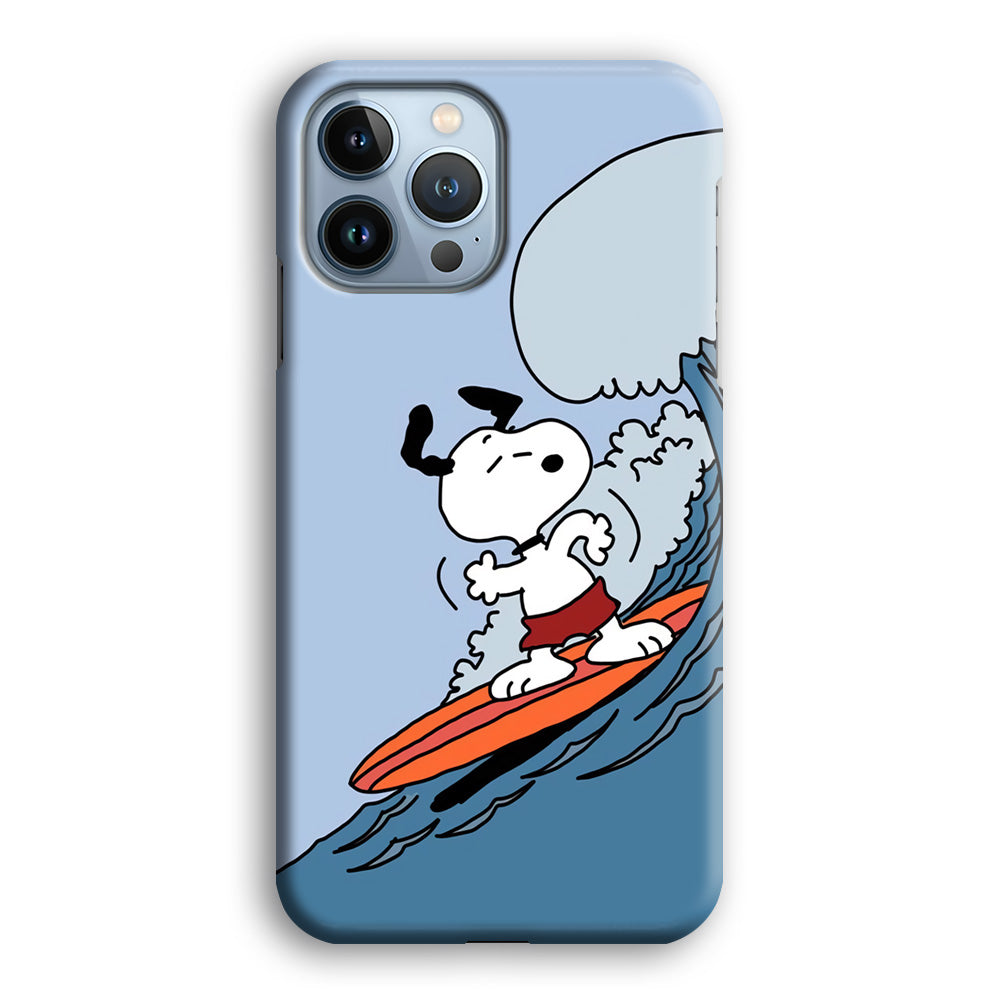 Snoopy Surfing Mode iPhone 13 Pro Case