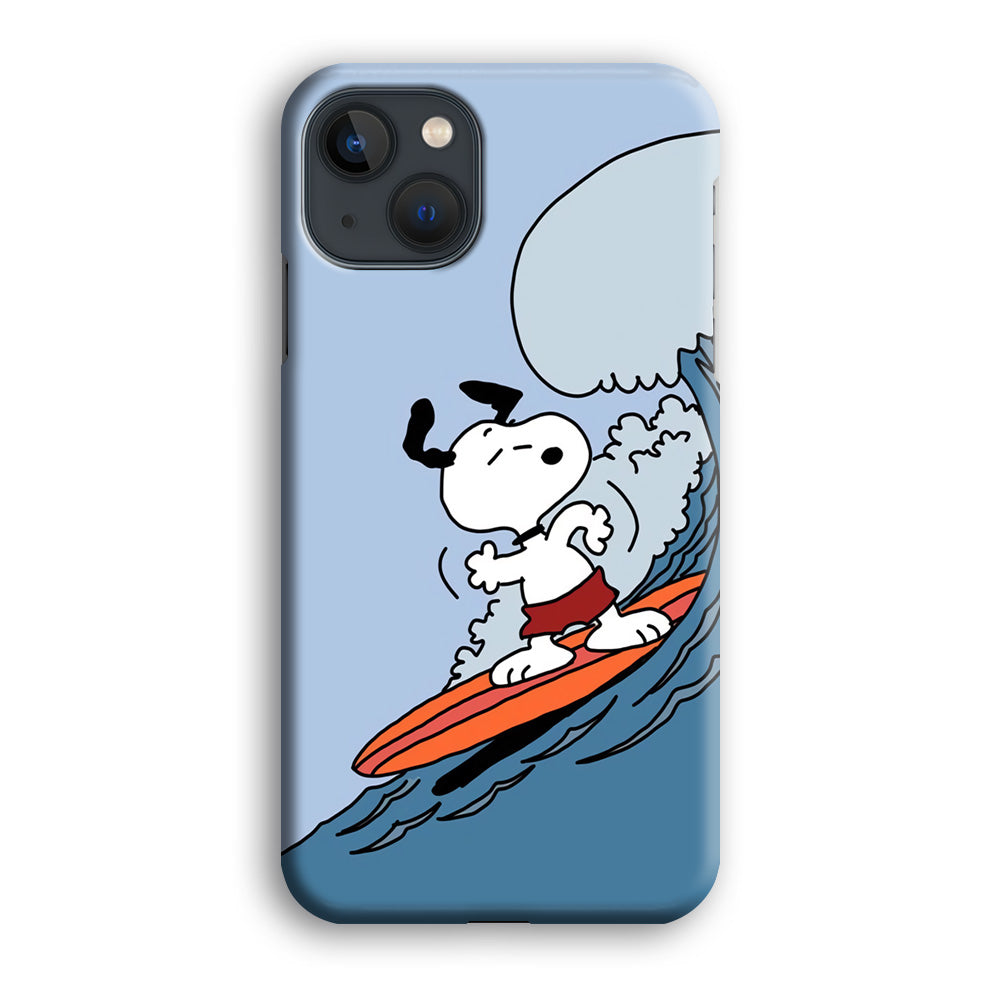 Snoopy Surfing Mode iPhone 13 Case