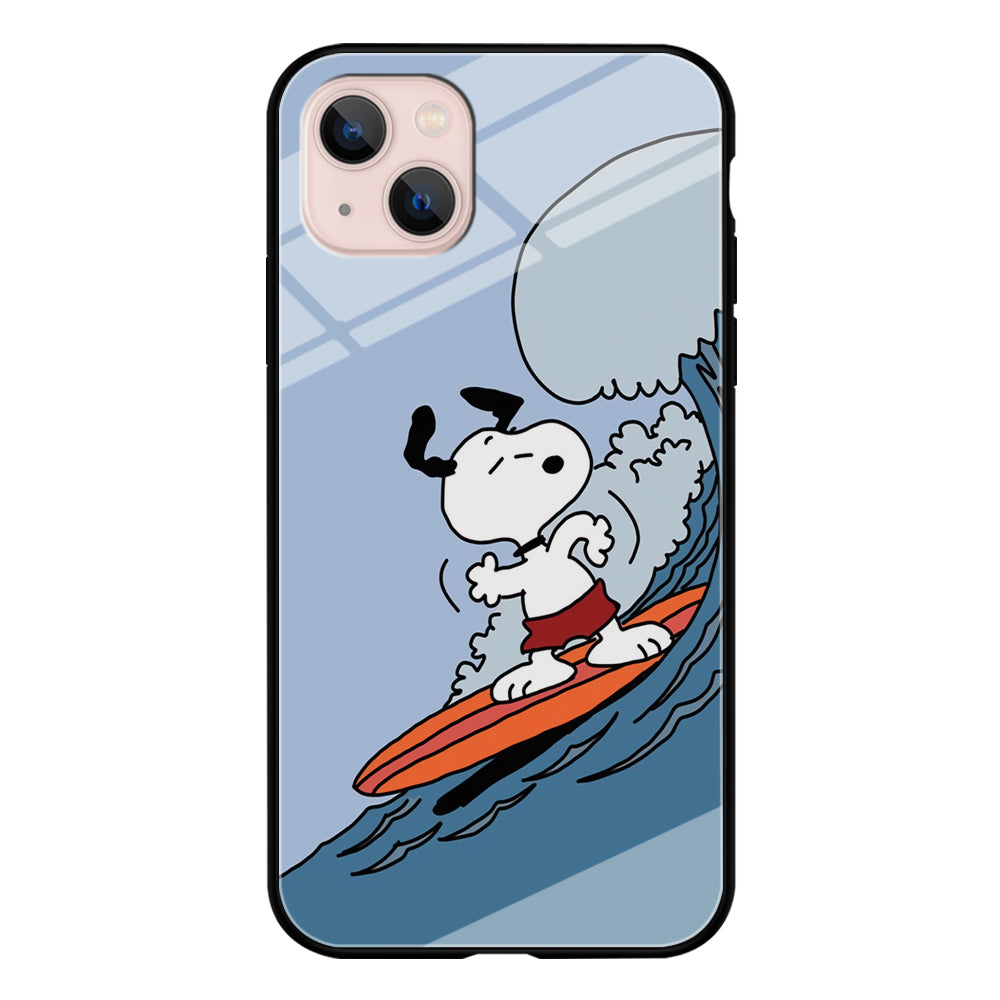 Snoopy Surfing Mode iPhone 13 Case