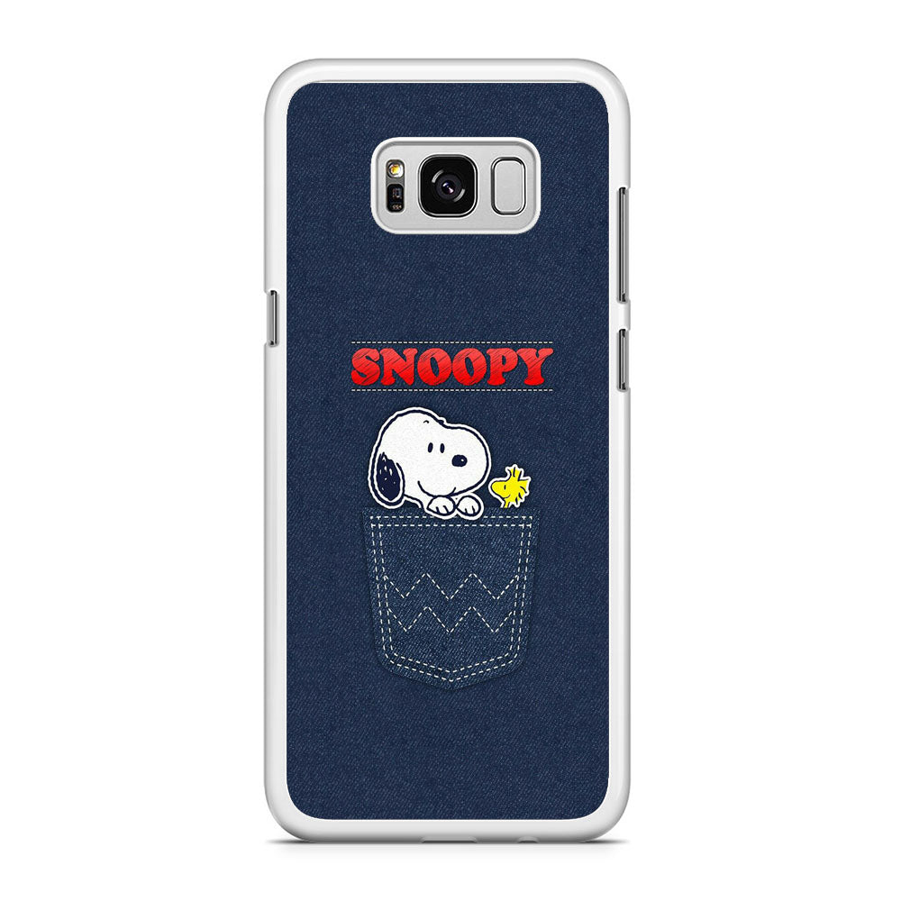 Snoopy And Woodstock In The Pocket Jeans Samsung Galaxy S8 Case