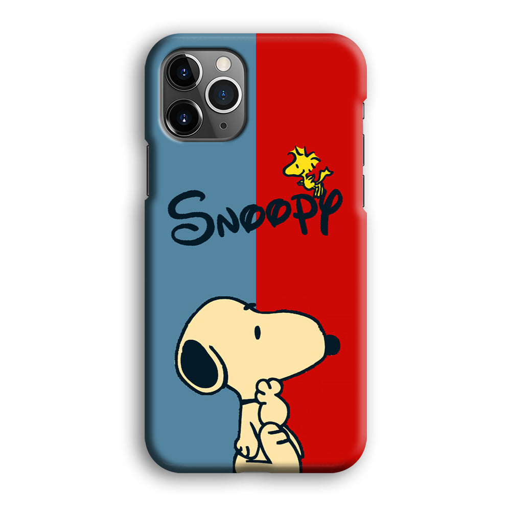 Snoopy Blue and Red Line iPhone 12 Pro Max Case