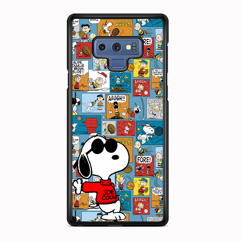 Snoopy Colorful Page Samsung Galaxy Note 9 Case