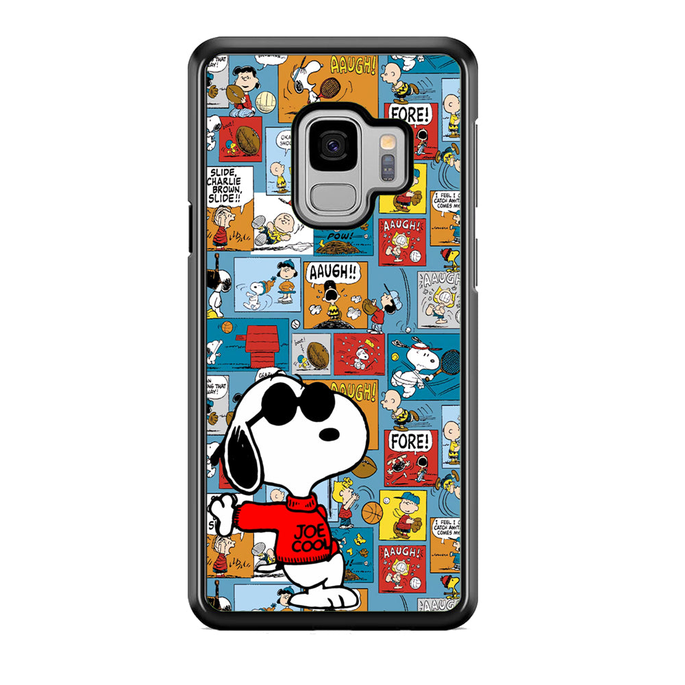 Snoopy Colorful Page Samsung Galaxy S9 Case Default Title