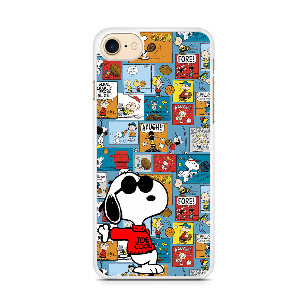 Snoopy Colorful Page iPhone 8 Case
