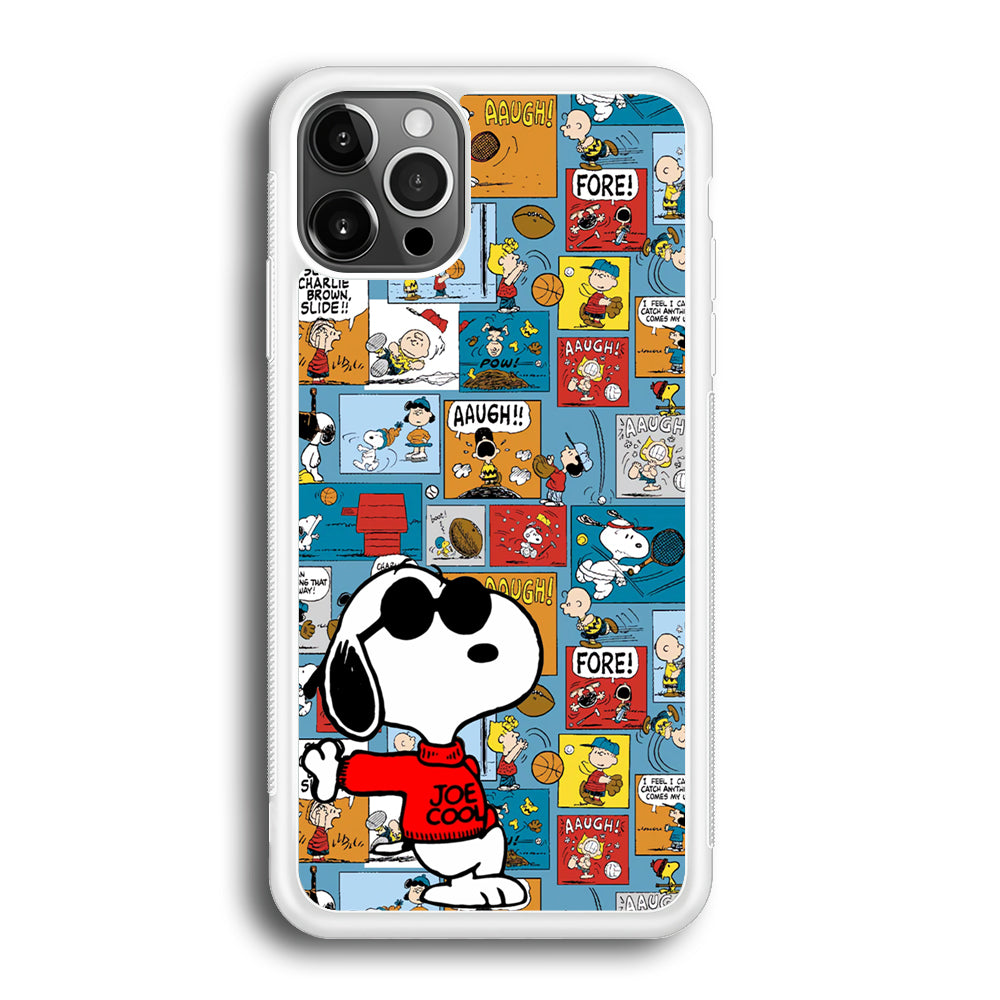 Snoopy Colorful Page iPhone 12 Pro Case