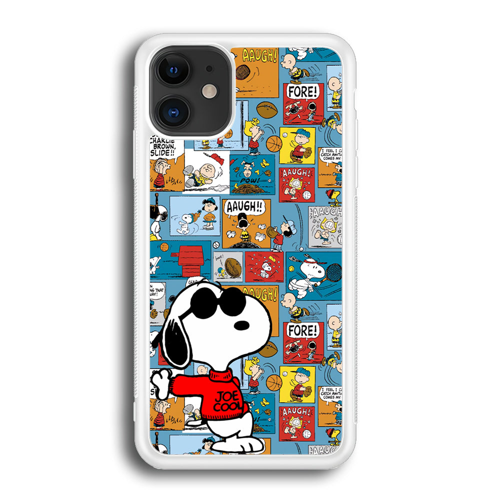 Snoopy Colorful Page iPhone 12 Case