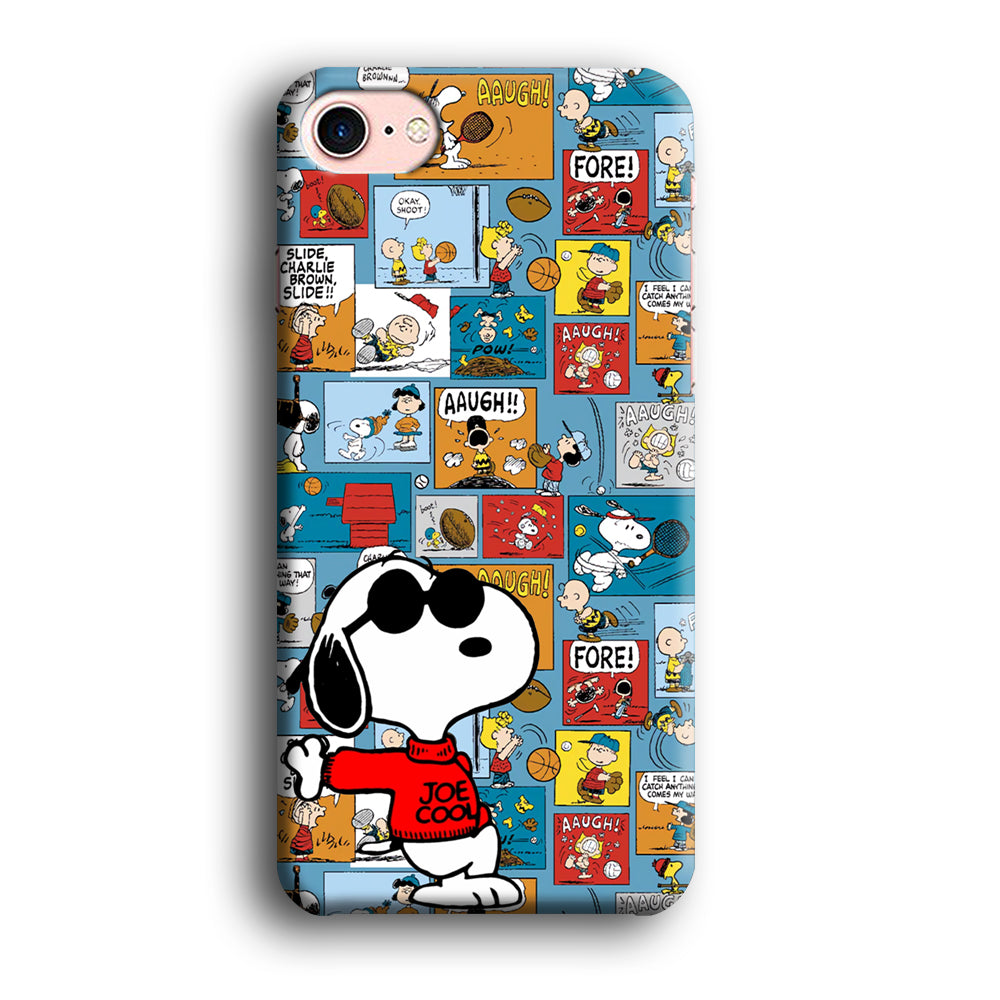 Snoopy Colorful Page iPhone 8 Case